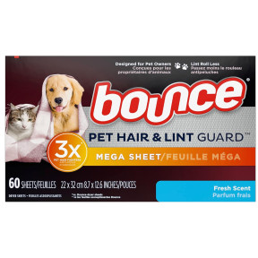 Салфетки для сушильной машины Bounce Pet Dryer Sheets, Outdoor Fresh Scent, 70 шт